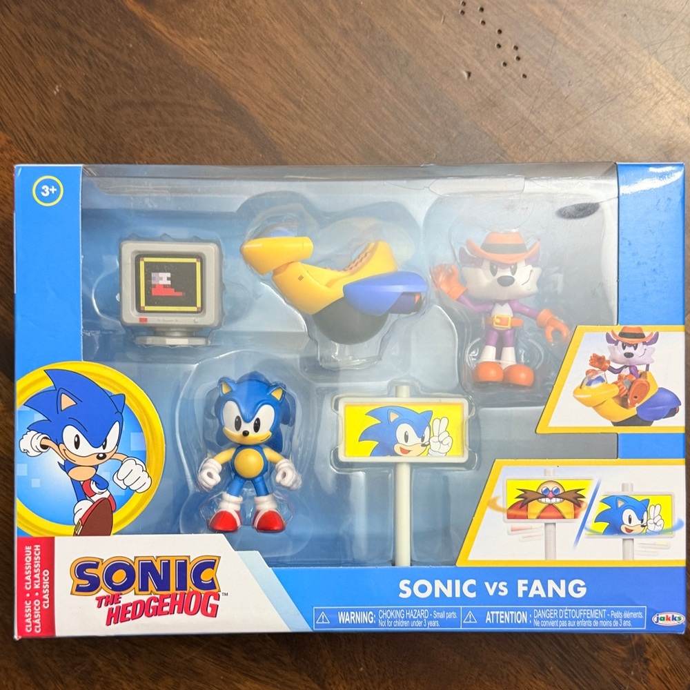 Sonic the‎ Hedgehog Sonic vs Fang Jakks Pacific 2.5 Inch Figure Battle Pack New